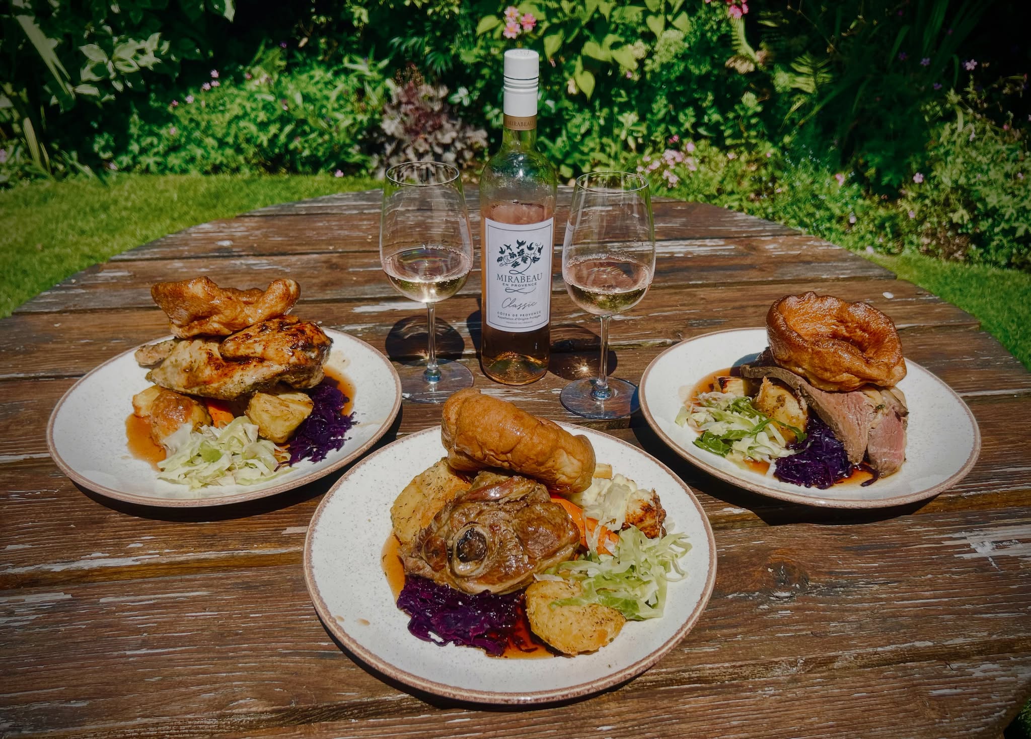 Sunday roast at The Royal Oak