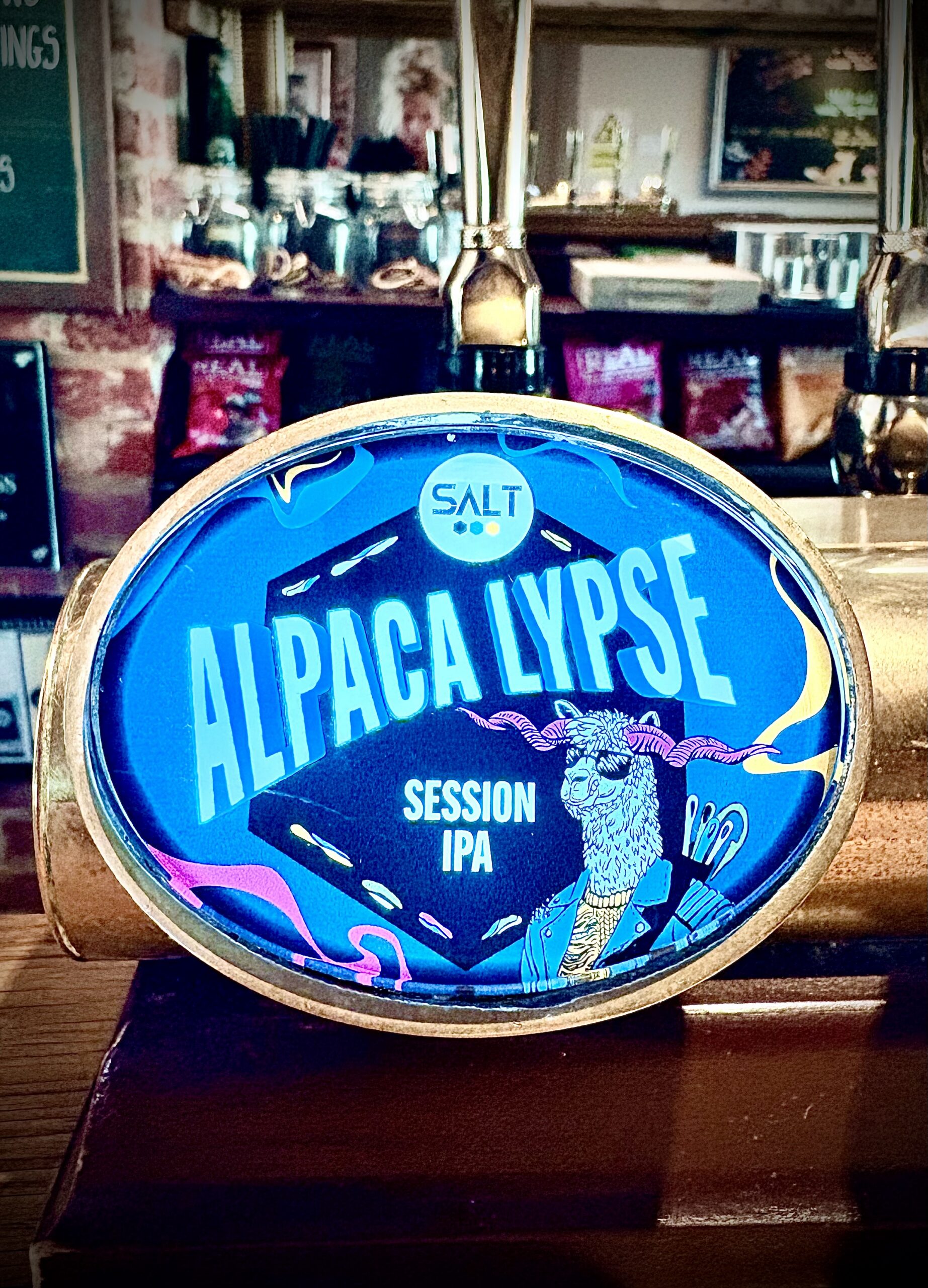 SALT Alpaca Lypse session IPA at The Royal Oak